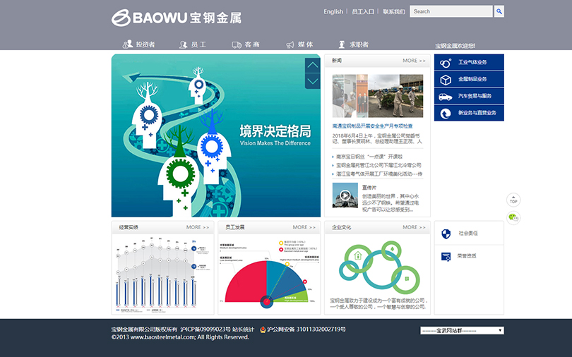 宝钢集团网站建设设计效果图-2