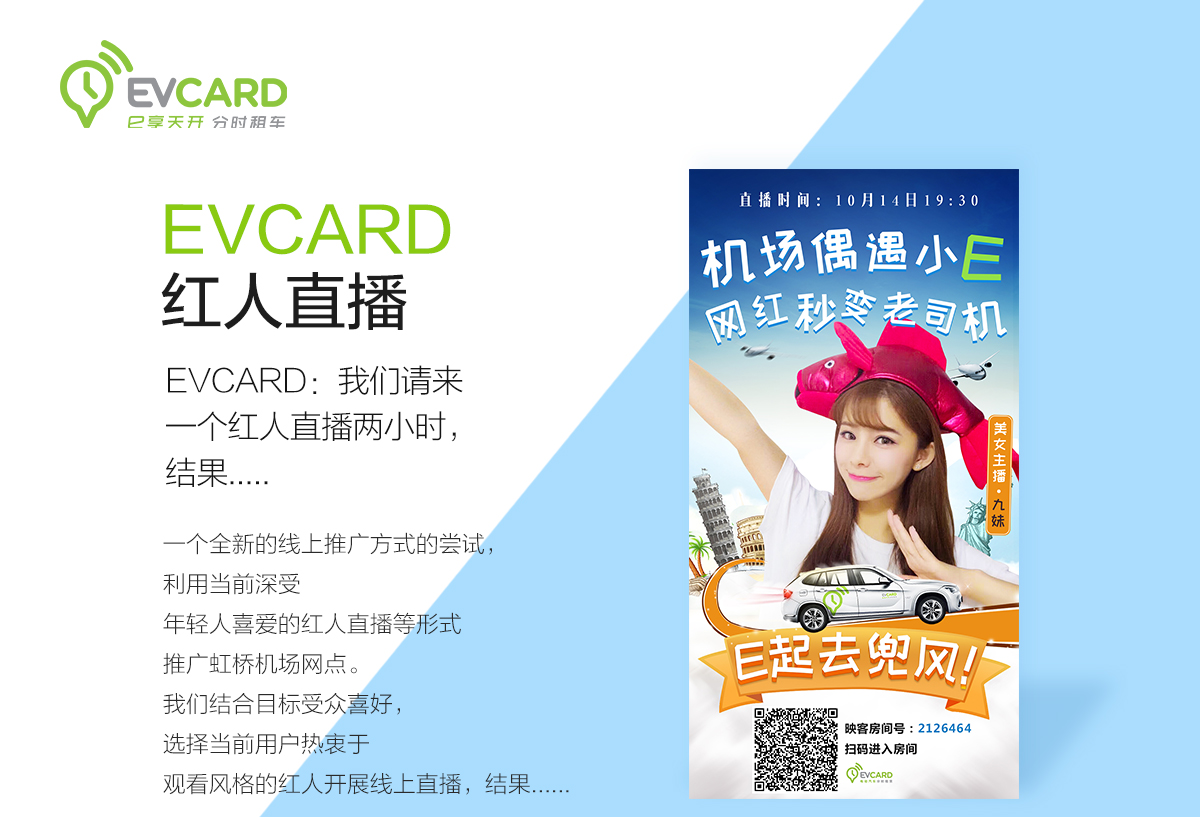 EVCARD-红人直播-新媒体营销,新媒体广告公司,上海网络营销,微信代运营,高端网站建设,网站建设公司